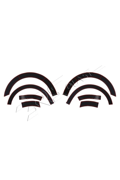 BRSPLAST  Peugeot Expert Uyumlu 2017 Ve Üzeri Abs Çamurluk Dodik 8 Parça - Resim 4