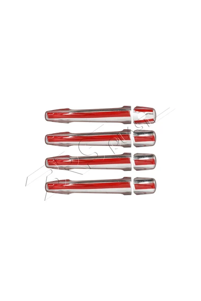 BRSPLAST  Peugeot 407 Uyumlu 2004-2010 Krom Kapı Kolu 4 Kapı Paslanmaz Çelik - Resim 5