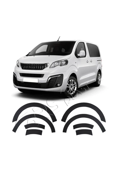 BRSPLAST  Peugeot Expert Traveller Uyumlu 2017 Ve Üzeri Abs Çamurluk Dodik 8 Parça ürün görseli 1