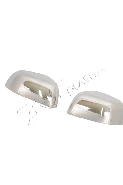 BRSPLAST  Dacia Duster Uyumlu 2010-2012 Krom Ayna Kapağı 2 Parça Paslanmaz Çelik - Resim 4