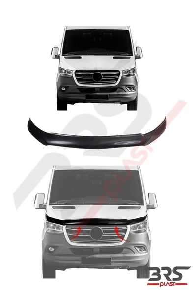 BRSPLAST  Mercedes Sprinter W907 Kaput Rüzgarlığı Abs 2018 Ve Üzeri Yıllar - Resim 2