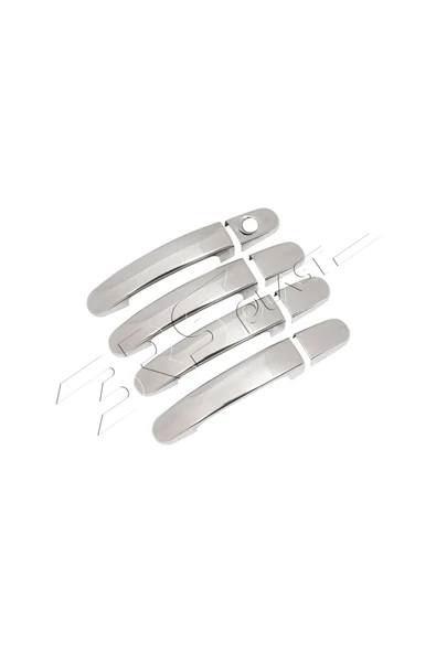 BRSPLAST  Ford Focus 3 Uyumlu 2011 Ve Üzeri Krom Kapı Kolu 4 Kapı Paslanmaz Çelik - Resim 3