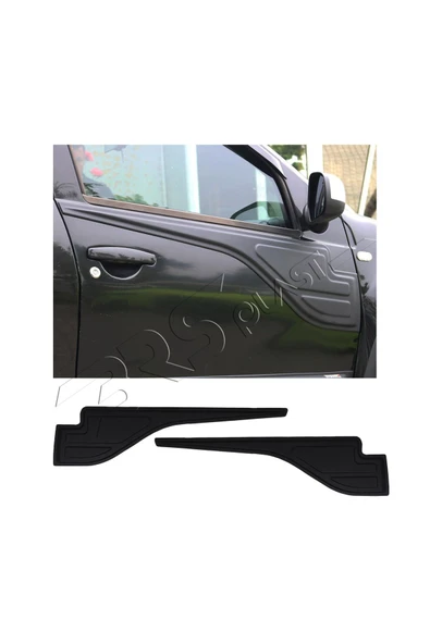 ServetDizaynOto  Dacia Duster Uyumlu 2010-2017 Abs Yarasa Yan Kapı Kaplama 2 Parça ürün görseli 1