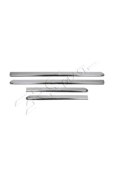 BRSPLAST  Fiat Doblo Uyumlu 2000-2006 Krom Yan Kapı Çıtası 4 Parça Paslanmaz Çelik - Resim 2