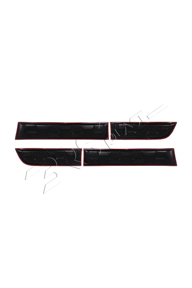 BRSPLAST  Dacia Duster Uyumlu 2010-2017 Abs Damalı Kapı Dodik Seti 4 Parça - Resim 5