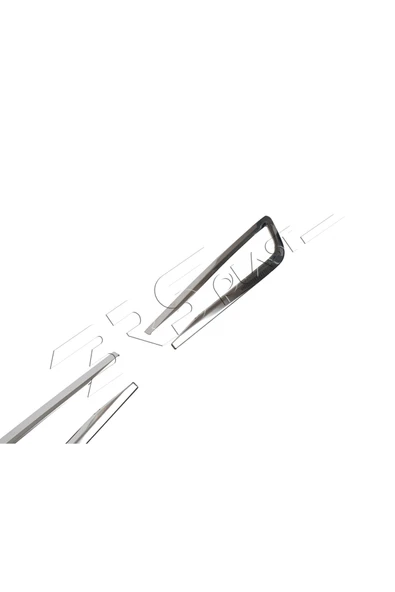 ServetDizaynOto  Volkswagen Passat B8 Uyumlu 2015-2019 Krom Sis Çerçevesi 2 Parça Paslanmaz Çelik - Resim 3