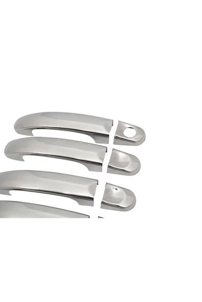 BRSPLAST  Volkswagen Transporter T5 Uyumlu 2003-2023 Krom Kapı Kolu 4 Kapı Paslanmaz Çelik - Resim 5