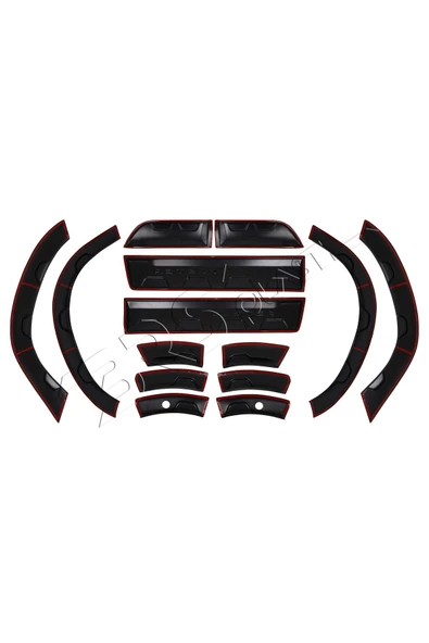 BRSPLAST  Dacia Duster Uyumlu 2018-2024 Abs Damalı Dodik Seti 12 2 Parça - Resim 4