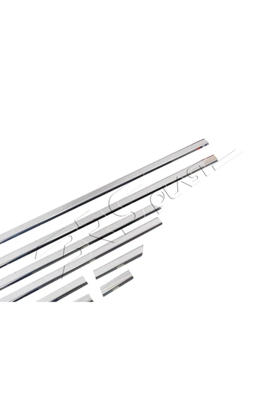 ServetDizaynOto  Volkswagen Passat B8 Uyumlu 2015-2019 Krom Yan Kapı Çıtası 8 Parça Paslanmaz Çelik - Resim 6