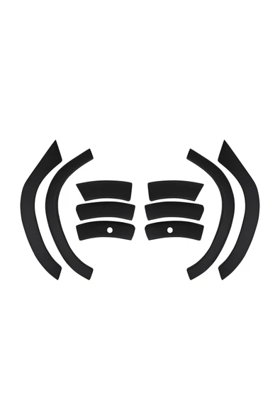 BRSPLAST  Dacia Duster Uyumlu 2018-2024 Abs Düz Çamurluk Set 8 ( 2) Parça - Resim 2