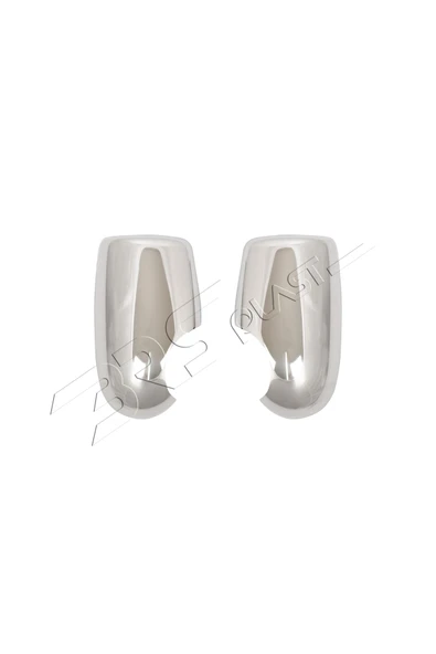 ServetDizaynOto  Ford Transit Uyumlu 2003-2013 Krom Ayna Kapağı 2 Parça Paslanmaz Çelik - Resim 3