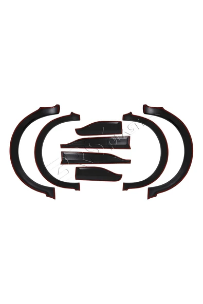 BRSPLAST  Dacia Sandero Uyumlu 2021 Ve Üzeri Dodik Set 8 Parça - Resim 5