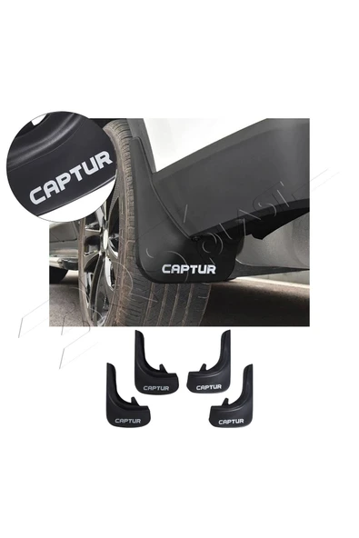 BRSPLAST  Renault Captur Uyumlu Enjeksiyon Model Paçalık 4 Parça ürün görseli 1