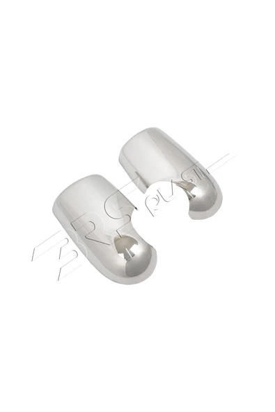 ServetDizaynOto  Ford Transit Uyumlu 2003-2013 Krom Ayna Kapağı 2 Parça Paslanmaz Çelik - Resim 4