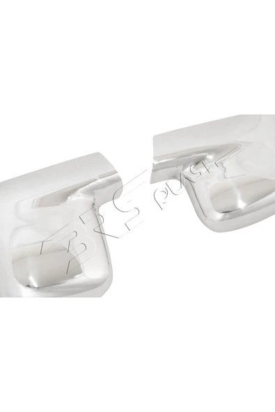 BRSPLAST  Volkswagen Caddy Uyumlu 2004-2014 Krom Ayna Kapağı 2 Parça Paslanmaz Çelik - Resim 5