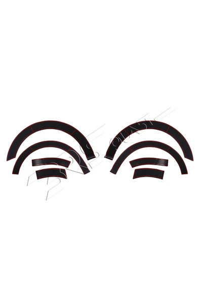 BRSPLAST  Citroen Jumpy Uyumlu 2017 Ve Üzeri Çamurluk Dodik 8 Parça - Resim 5