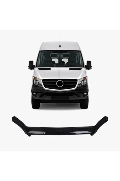BRSPLAST  Mercedes Sprinter W906 Uyumlu 2006 - 2013 Abs Kaput Rüzgarlığı - Resim 2