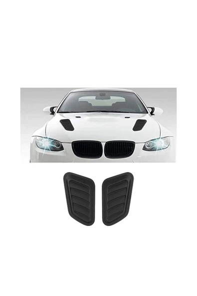 BRSPLAST  Universal Kaput Üstü Havalandırma Izgarası Mat 2 Adet ürün görseli 1