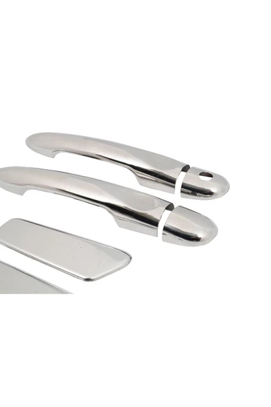 BRSPLAST  Renault Clio 4 Uyumlu 2012-2018 Krom Kapı Kolu 4 Kapı Paslanmaz Çelik - Resim 4