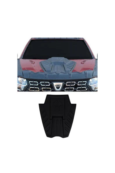 BRSPLAST  Dacia Duster Uyumlu 2018-2024 Abs Ön Kaput Scoop Havalandırma Tek Parça ürün görseli 1