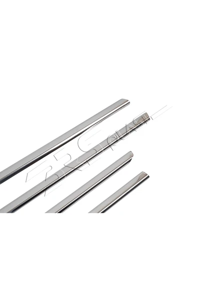 BRSPLAST  Bmw F20/f21 Uyumlu 2011-2019 Krom Cam Çıtası 4 Parça Paslanmaz Çelik - Resim 5