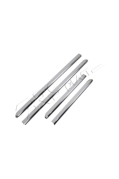 BRSPLAST  Fiat Doblo Uyumlu 2000-2006 Krom Yan Kapı Çıtası 4 Parça Paslanmaz Çelik - Resim 4