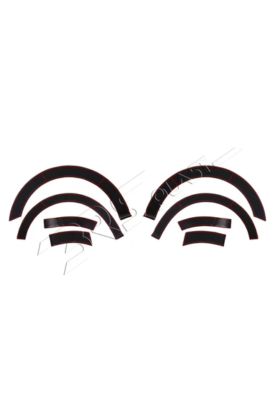 BRSPLAST  Opel Vivaro Uyumlu 2019 Ve Üzeri Çamurluk Dodik 8 Parça - Resim 4