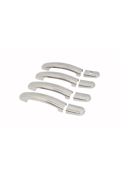 BRSPLAST  Ford Fiesta Uyumlu 2002-2009 Krom Kapı Kolu 4 Kapı Paslanmaz Çelik - Resim 3