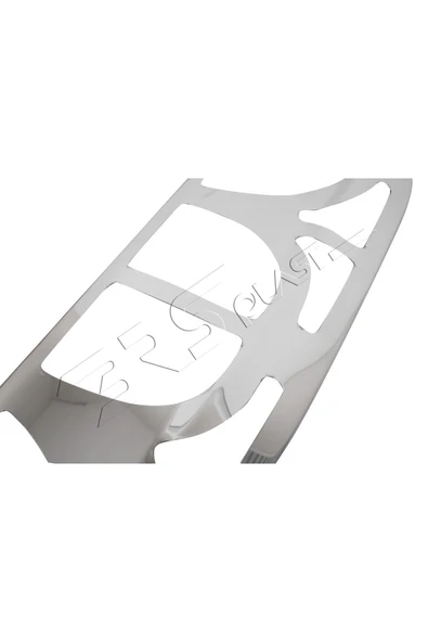 BRSPLAST  Fiat Doblo Facelift Uyumlu 2006-2010 Stop Çerçevesi 2 Parça Abs Krom Kaplama - Resim 5