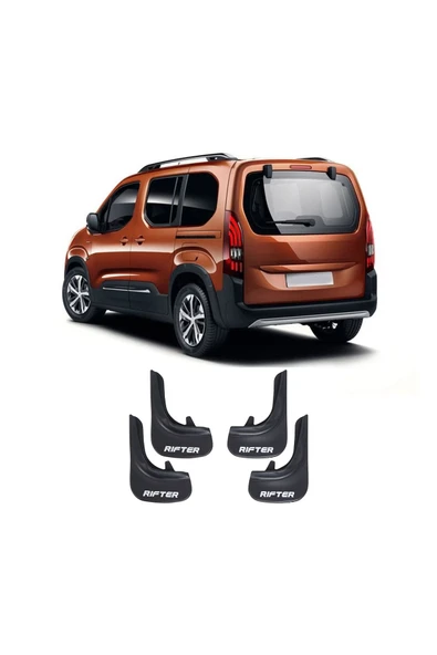 BRSPLAST  Peugeot Rifter Uyumlu Enjeksiyon Model Paçalık 4 Parça - Resim 2