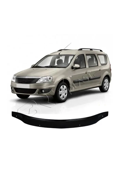 BRSPLAST  Dacia Logan Mcv Uyumlu 2006-2013 Abs Kaput Rüzgarlığı - Resim 2