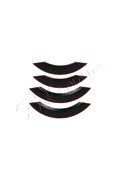 BRSPLAST  Mercedes Sprinter W906 Uyumlu 2006-2017 Düz Çamurluk Dodik 4 Parça - Resim 5