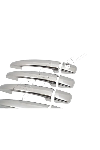 BRSPLAST  Peugeot 407 Uyumlu 2004-2010 Krom Kapı Kolu 4 Kapı Paslanmaz Çelik - Resim 7