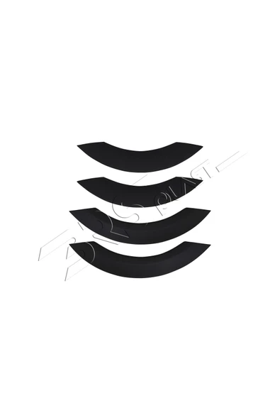 BRSPLAST  Mercedes Sprinter W906 Uyumlu 2006-2017 Düz Çamurluk Dodik 4 Parça - Resim 2