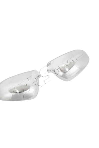 ServetDizaynOto  Volkswagen Golf 5 Uyumlu 2004-2009 Krom Ayna Kapağı 2 Parça Paslanmaz Çelik - Resim 4