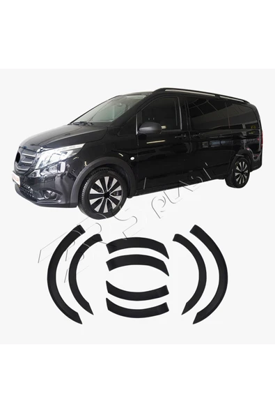 BRSPLAST  Mercedes Vito W447 Uyumlu 2014 Ve Sonrası Çamurluk Dodik 8 Parça - Resim 3