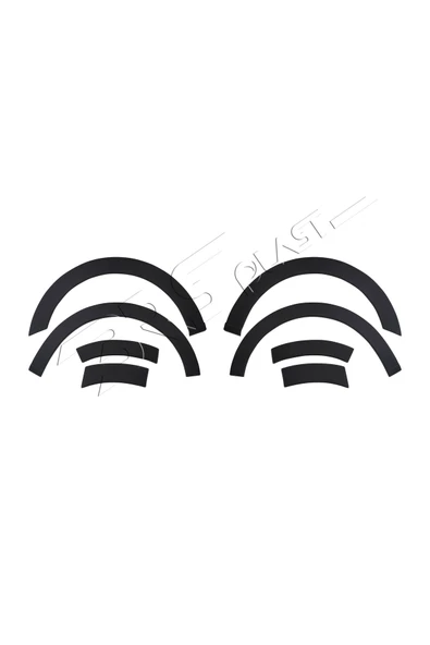 BRSPLAST  Peugeot Expert Uyumlu 2017 Ve Üzeri Abs Çamurluk Dodik 8 Parça - Resim 2