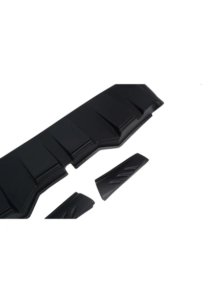 BRSPLAST  Dacia Duster Uyumlu 2018-2024 Abs Arka Cam Üstü Spoiler 3 Parça - Resim 4