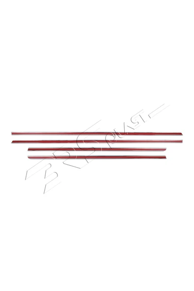 BRSPLAST  Bmw F20/f21 Uyumlu 2011-2019 Krom Cam Çıtası 4 Parça Paslanmaz Çelik - Resim 6