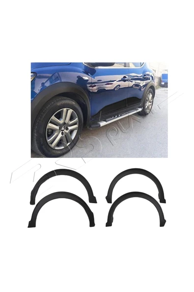 BRSPLAST  Dacia Sandero Uyumlu 2021 Ve Üzeri Abs Çamurluk Dodik 4 Parça ürün görseli 1