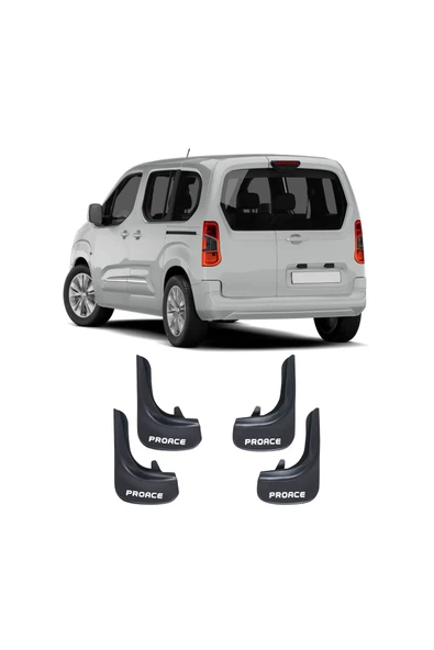 BRSPLAST  Toyota Proace Uyumlu Enjeksiyon Model Paçalık 4 Parça - Resim 2