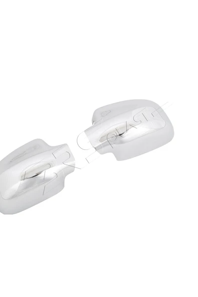 ServetDizaynOto  Dacia Sandero Uyumlu 2008-2020 Krom Ayna Kapağı 2 Parça Paslanmaz Çelik - Resim 4