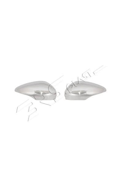 ServetDizaynOto  Ford Fiesta Uyumlu 2009-2017 Krom Ayna Kapağı 2 Parça Paslanmaz Çelik - Resim 6