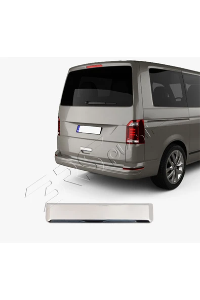 BRSPLAST  Volkswagen Transporter T6 Uyumlu 2015-2019 Krom Bagaj Açma Paslanmaz Çelik - Resim 2