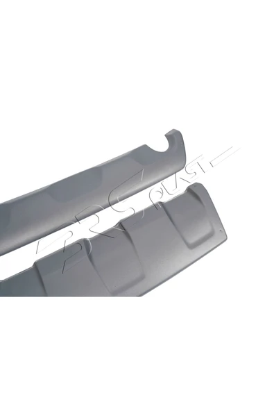 ServetDizaynOto  Dacia Duster Uyumlu 2010-2017 Abs Ön-Arka Difüzör Gri - Resim 3