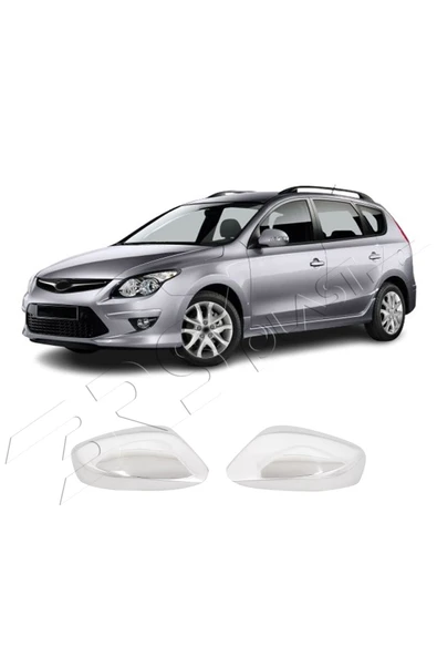 ServetDizaynOto  Hyundaı I30 Uyumlu 2012-2016 Krom Ayna Kapağı 2 Parça Paslanmaz Çelik - Resim 2