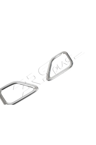 BRSPLAST  Fiat Doblo Facelift Uyumlu 2015-2021 Krom Sis Far Çerçevesi 2 Parça Paslanmaz Çelik - Resim 4