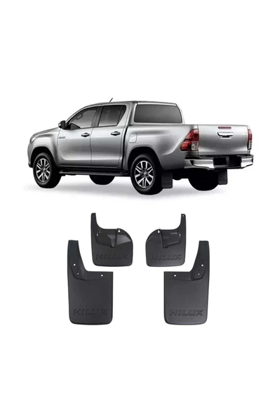 BRSPLAST  Toyota Hilux Uyumlu Enjeksiyon Model Paçalık 4 Parça - Resim 2