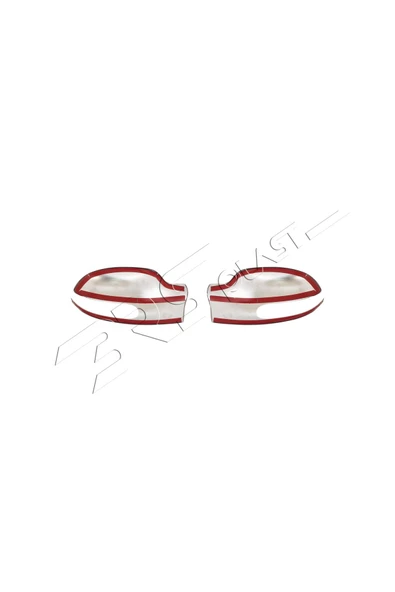 BRSPLAST  Mercedes Vito Viano Uyumlu 2003-2014 Krom Ayna Kapağı 2 Parça Paslanmaz Çelik - Resim 5