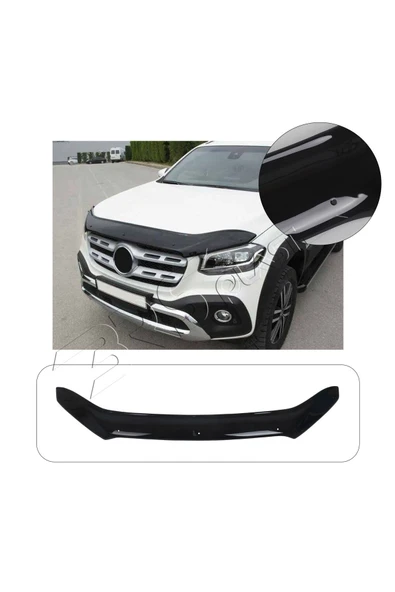 BRSPLAST  Mercedes X-Class Uyumlu 2017 Ve Üzeri Abs Kaput Rüzgarlığı ürün görseli 1